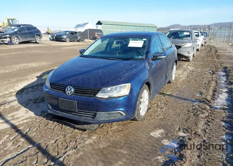 2012 Volkswagen Jetta 2.5L Se из США, поврежденный, VIN 3VWDP7AJ3CM350413